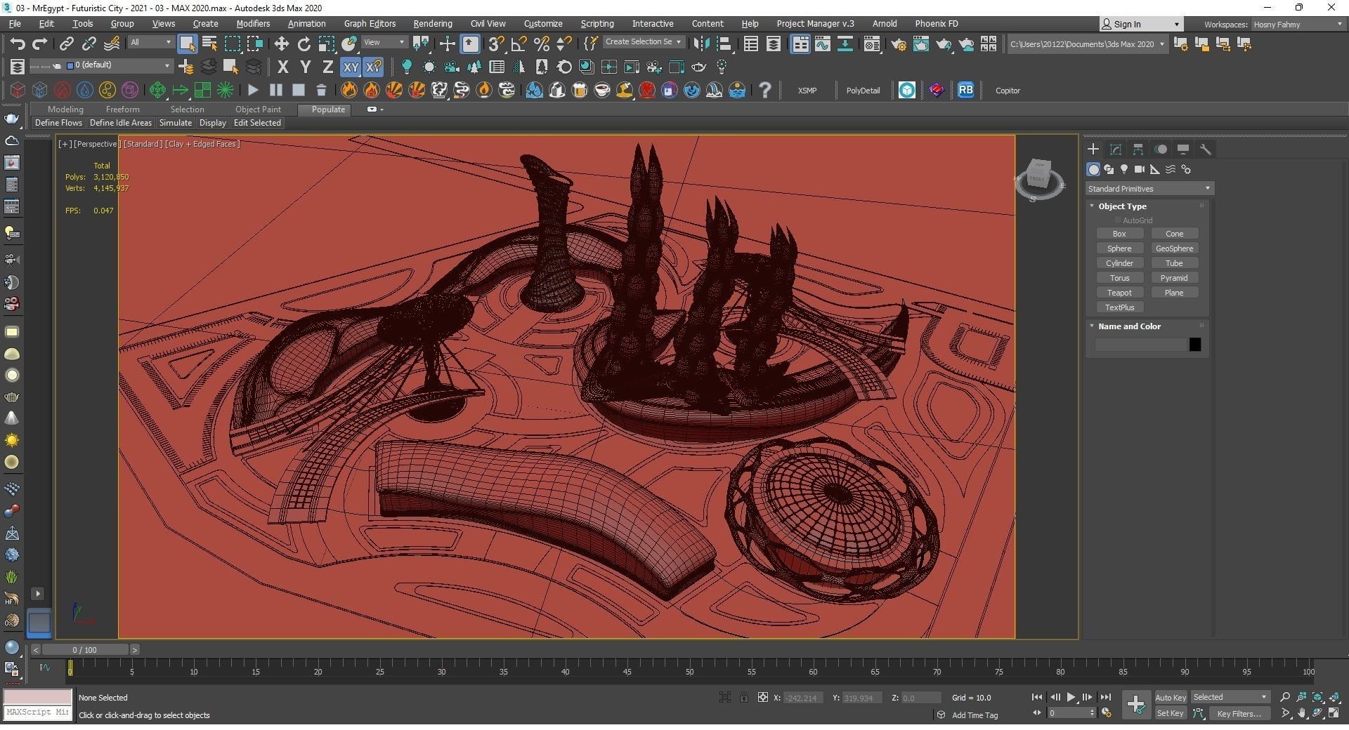 0015 - Futuristic City - 2021 - 03 - 2Ds Plans - 3Ds Files 3D model_26