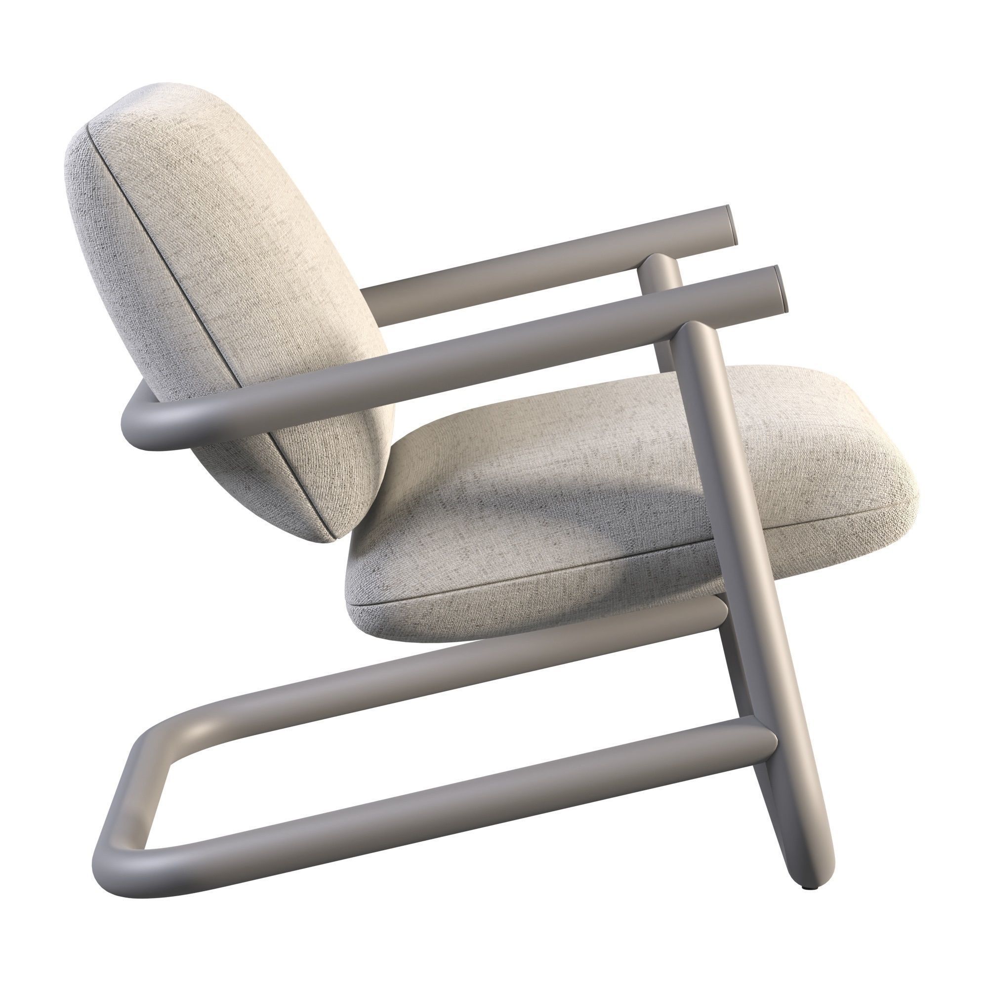 Armchair By Desalto 3D model_4