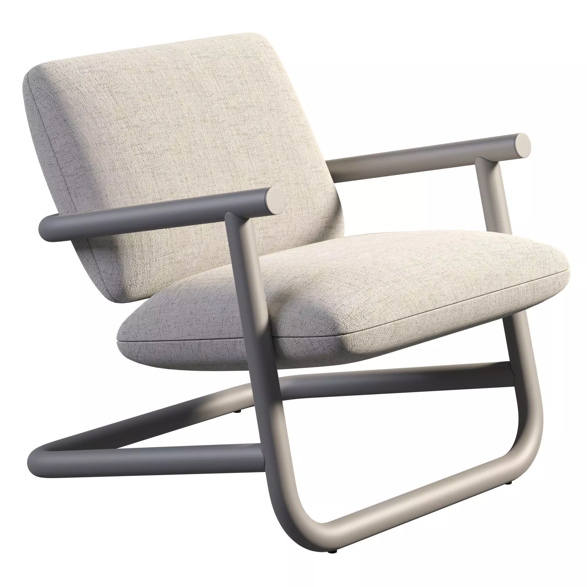 Armchair By Desalto 3D model_0