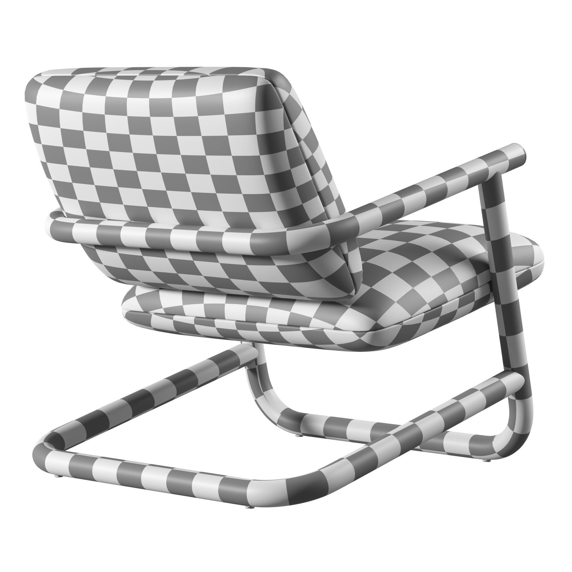 Armchair By Desalto 3D model_8