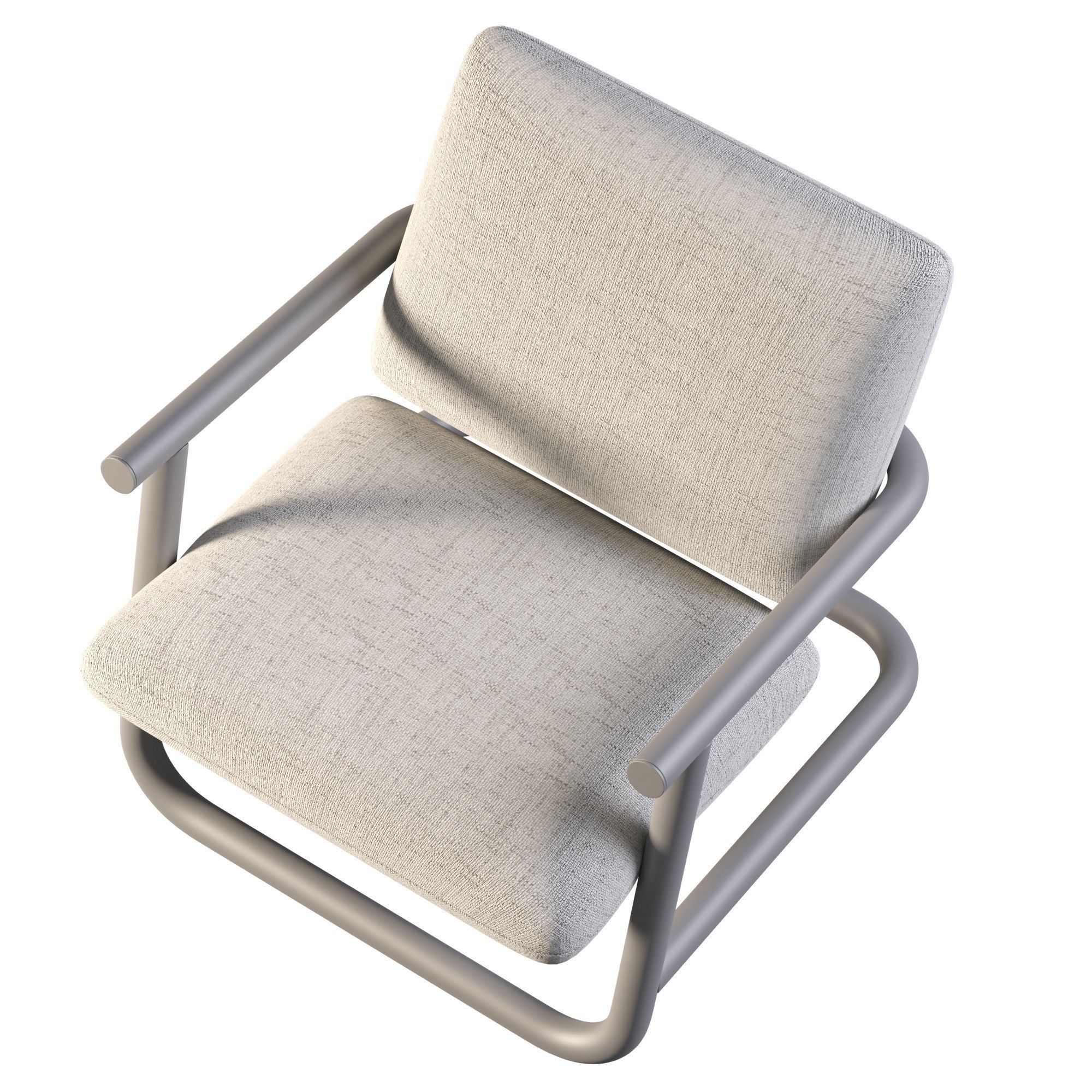 Armchair By Desalto 3D model_3
