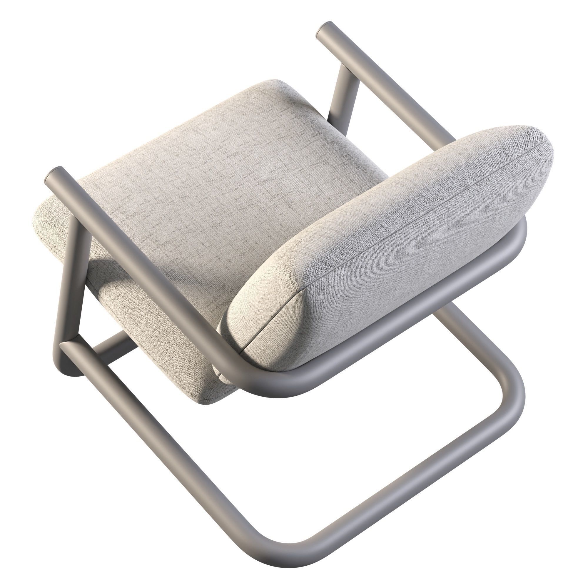 Armchair By Desalto 3D model_2