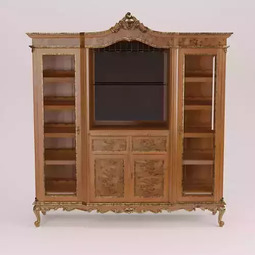 Solid Wood Bottle Showcase