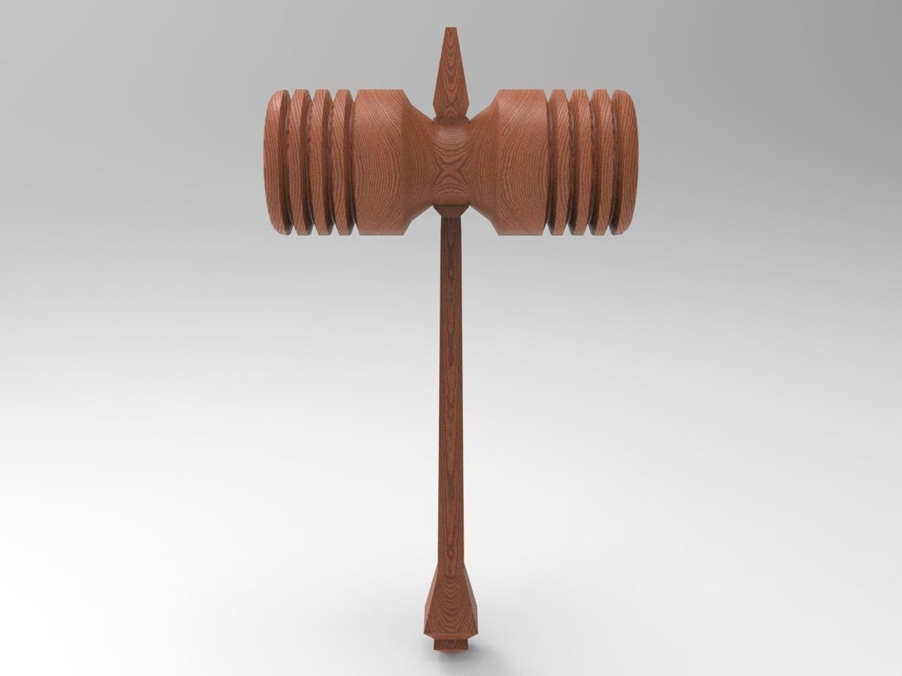 plastic rubber hammer 3D model_13