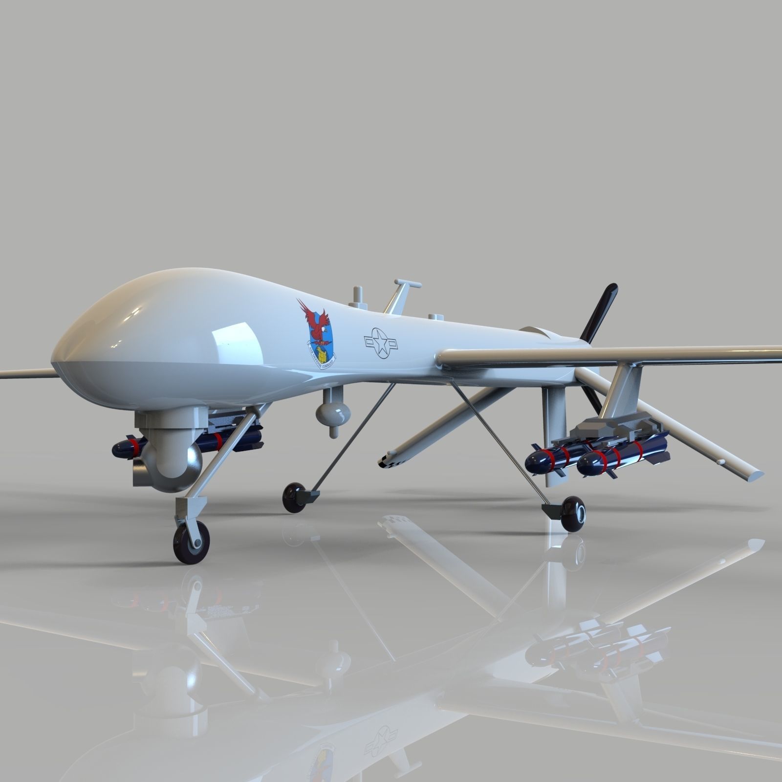 US DRONE 3D model_1