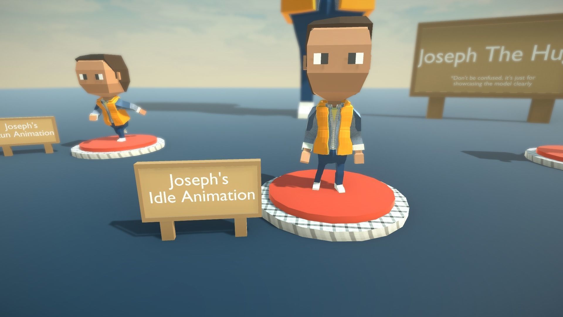 3D Rigged and Animated Characters Pack of 5 Low-poly 3D model_4