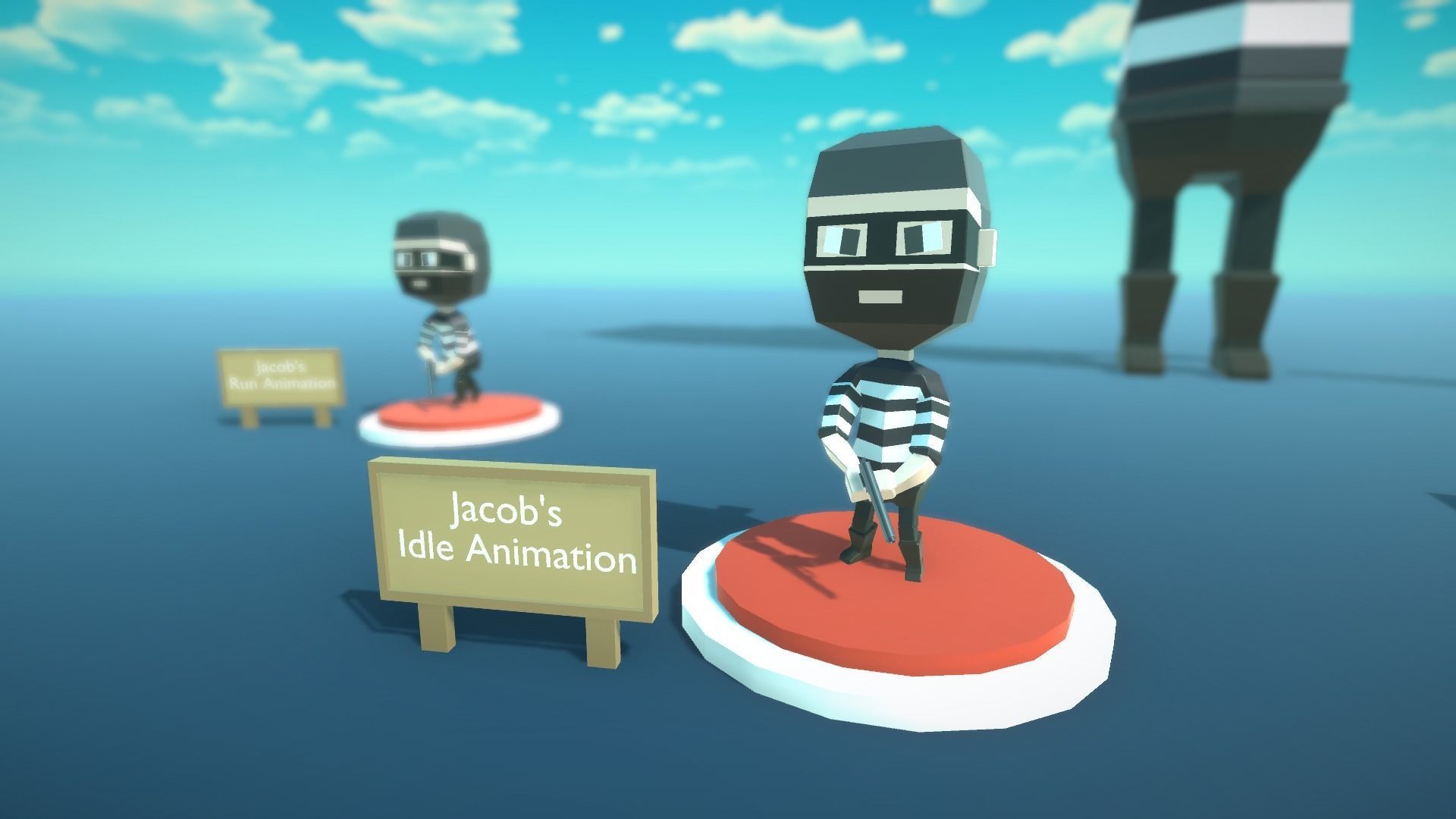 3D Rigged and Animated Characters Pack of 5 Low-poly 3D model_6