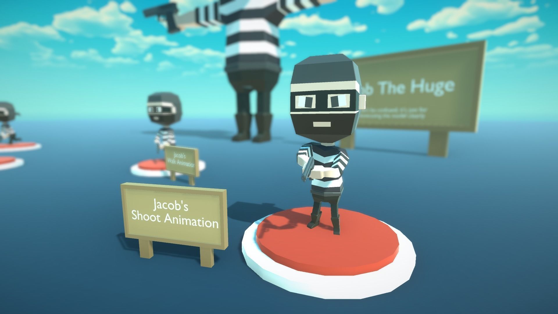 3D Rigged and Animated Characters Pack of 5 Low-poly 3D model_9