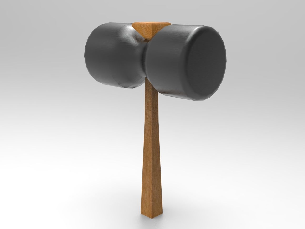 Rubber Mallet 3D model_22