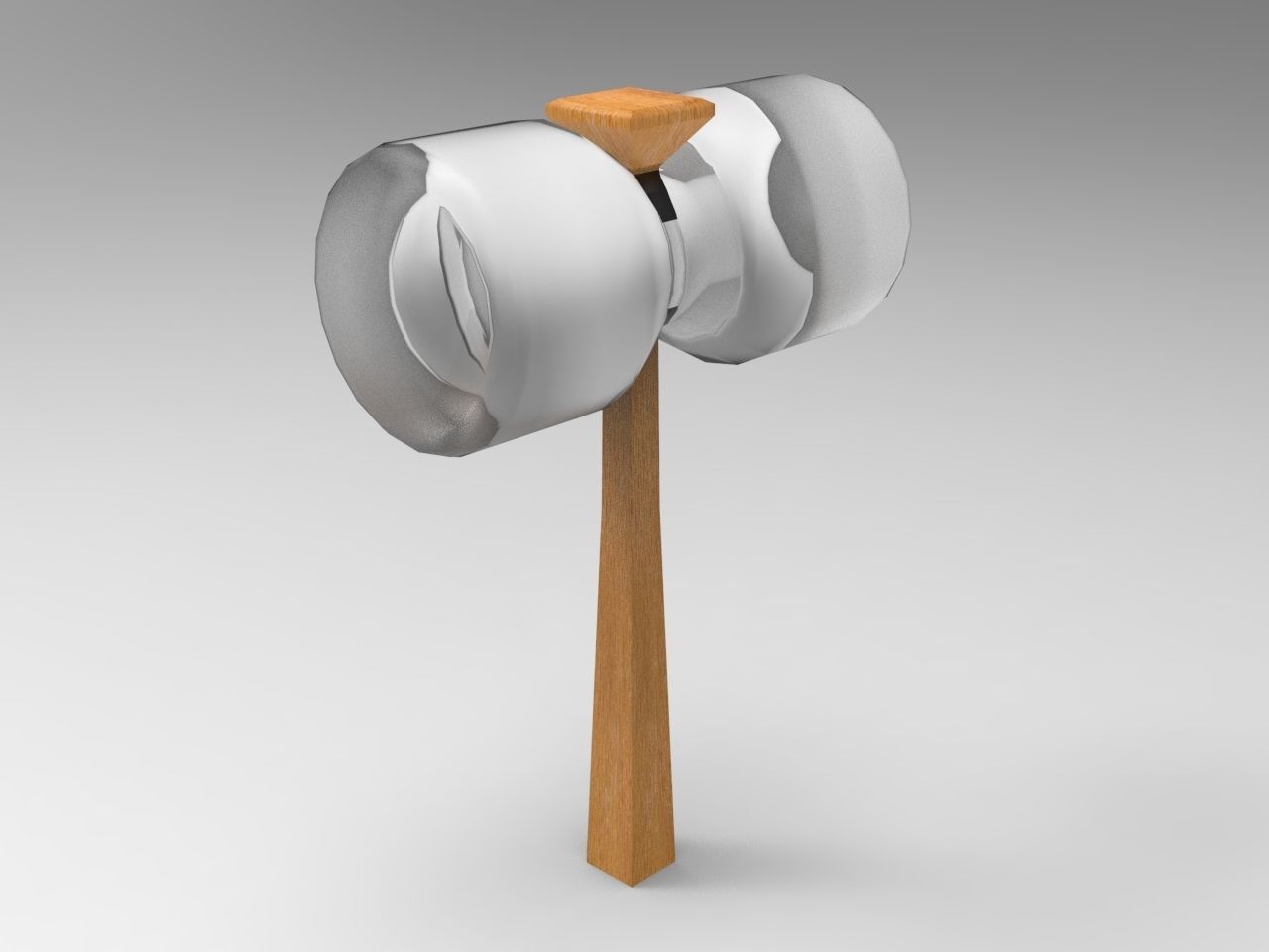 Rubber Mallet 3D model_21