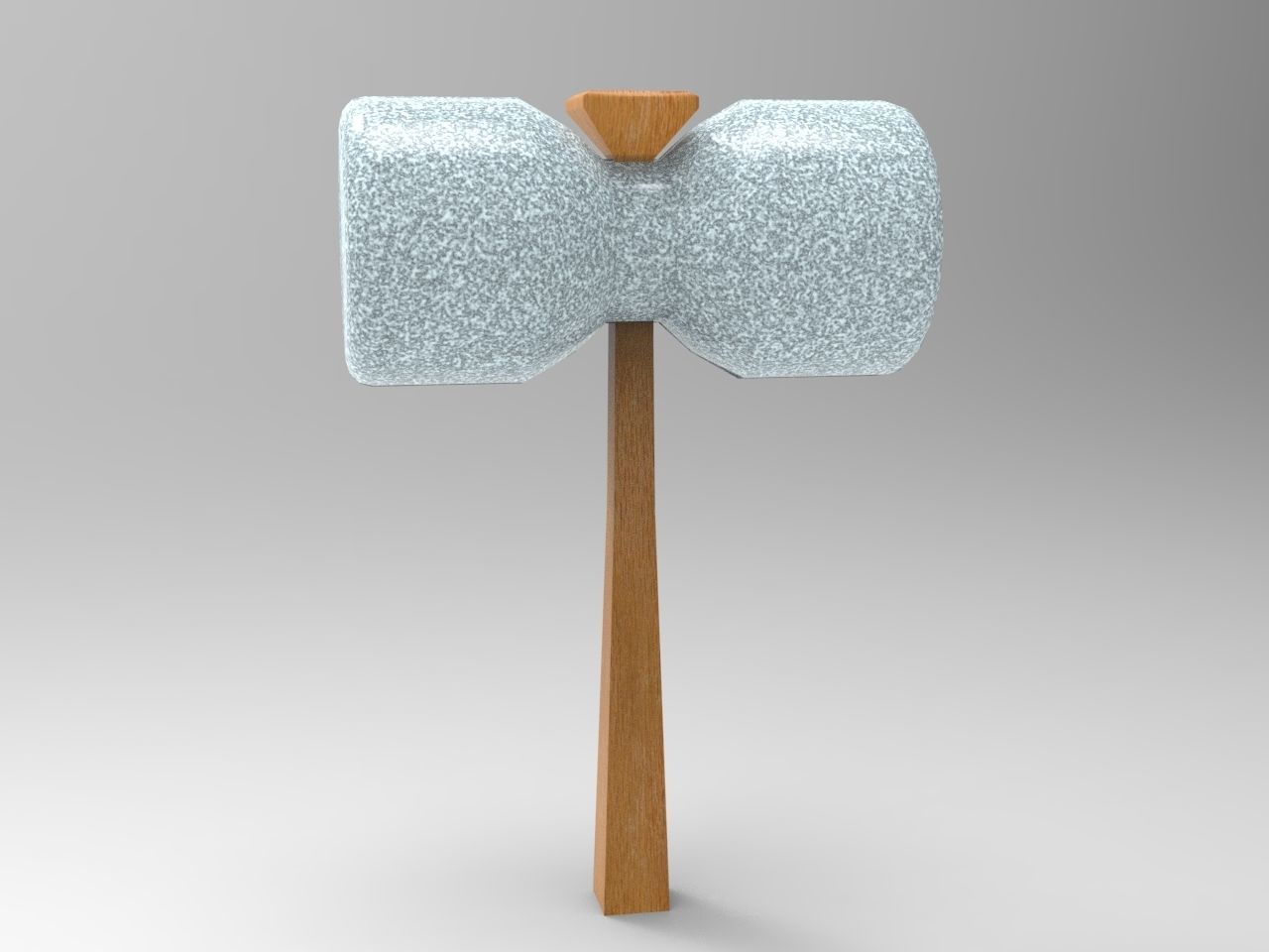 Rubber Mallet 3D model_20