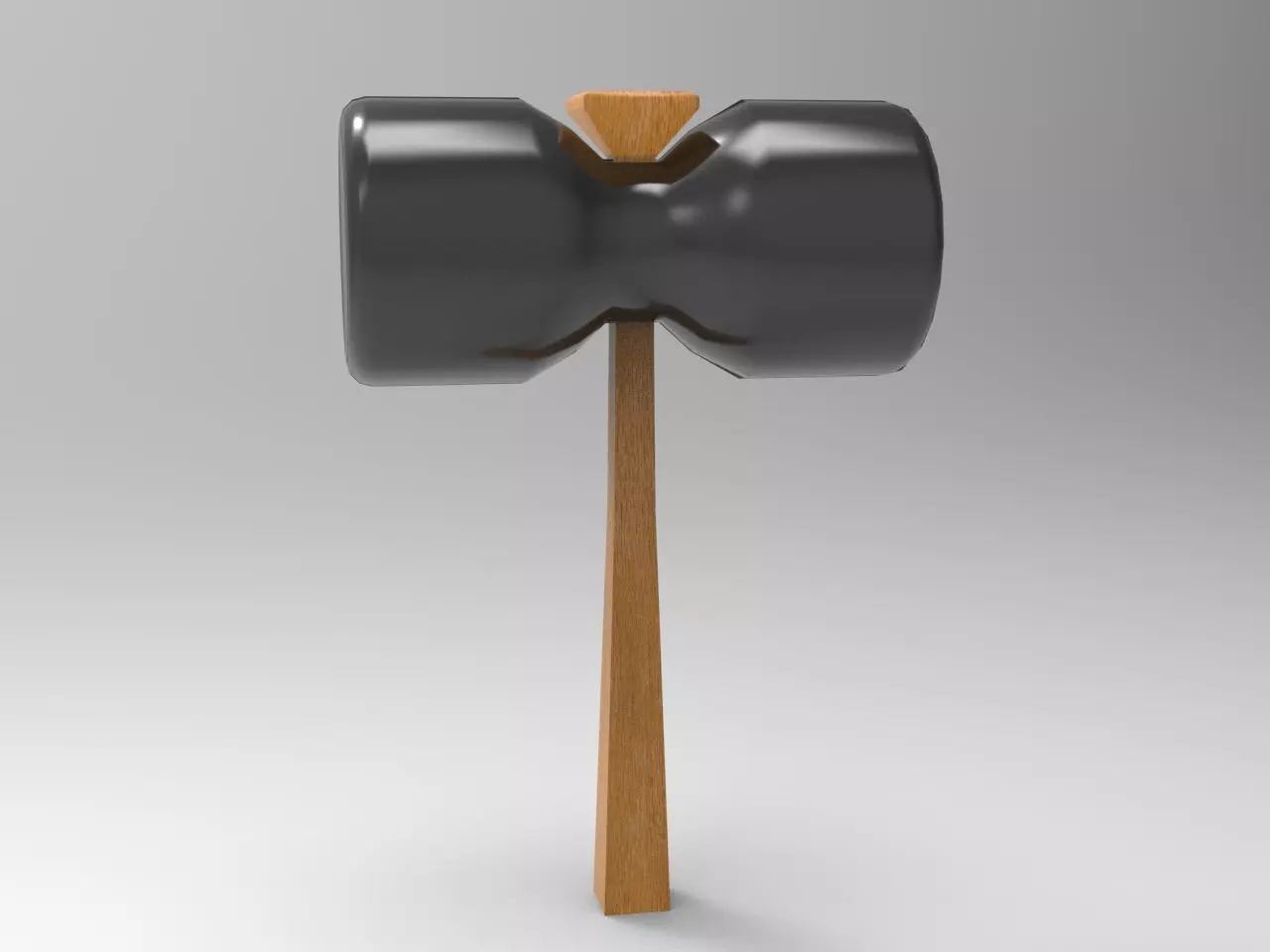 Rubber Mallet 3D model_0