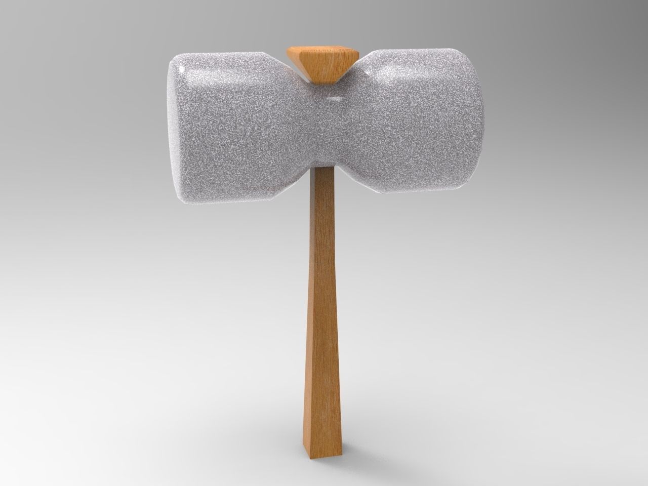 Rubber Mallet 3D model_19