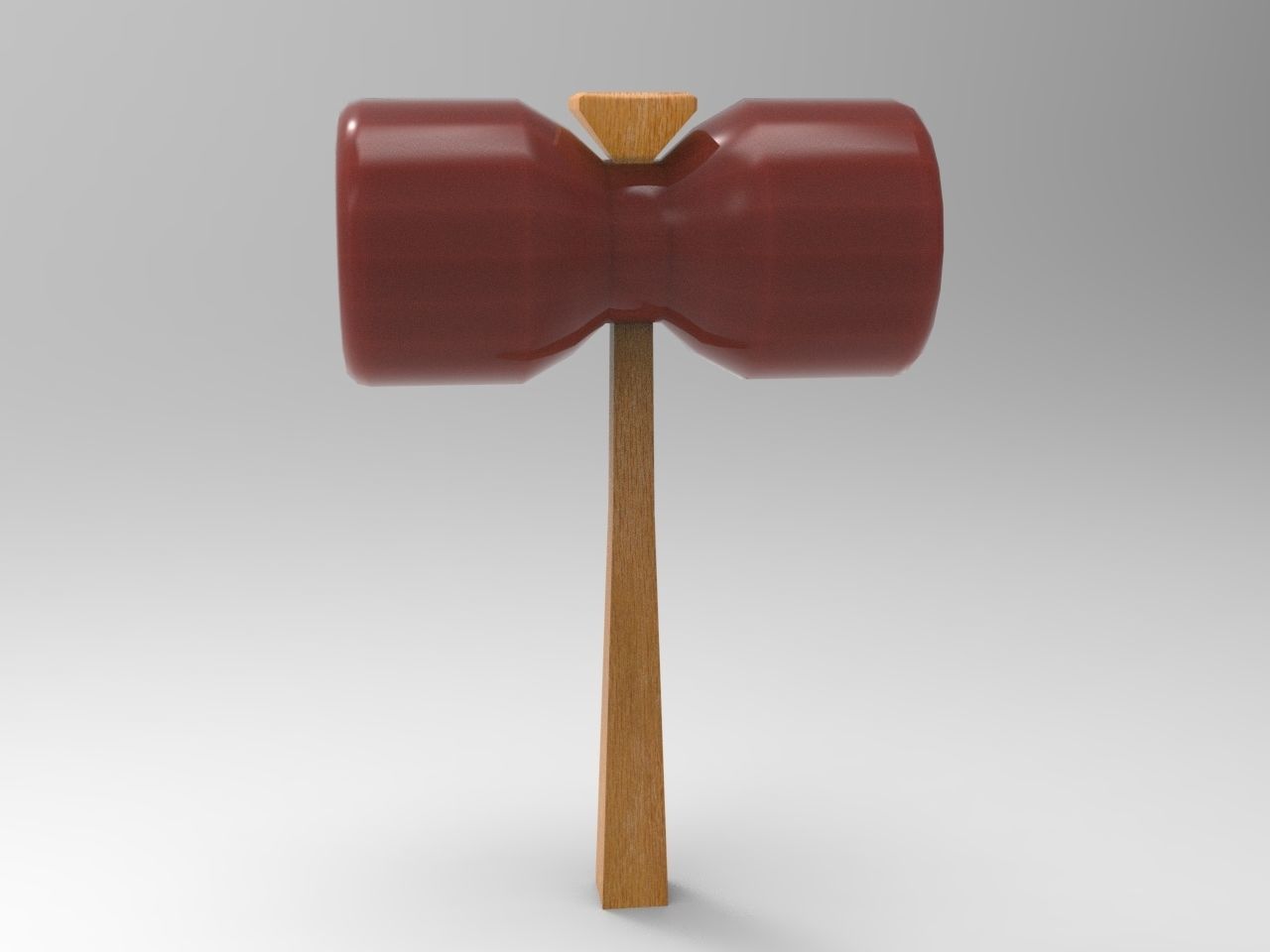 Rubber Mallet 3D model_13