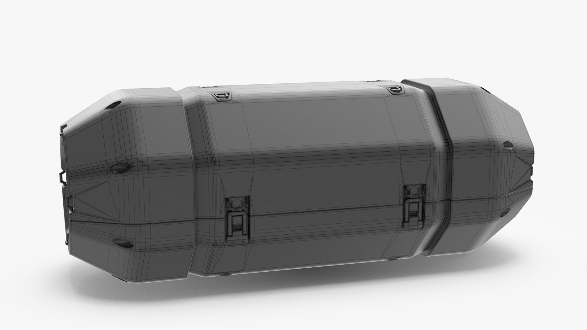 Sci Fi Sleep Capsule Low-poly 3D model_24