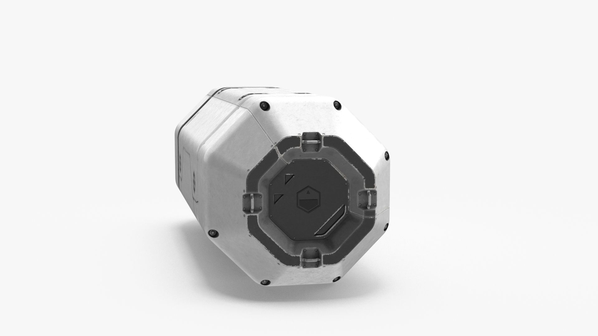 Sci Fi Sleep Capsule Low-poly 3D model_18