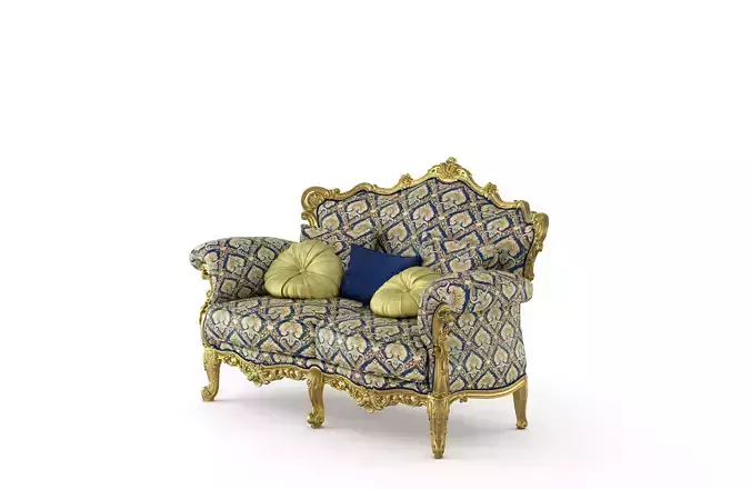 Baroque 2 Seater Sofa
