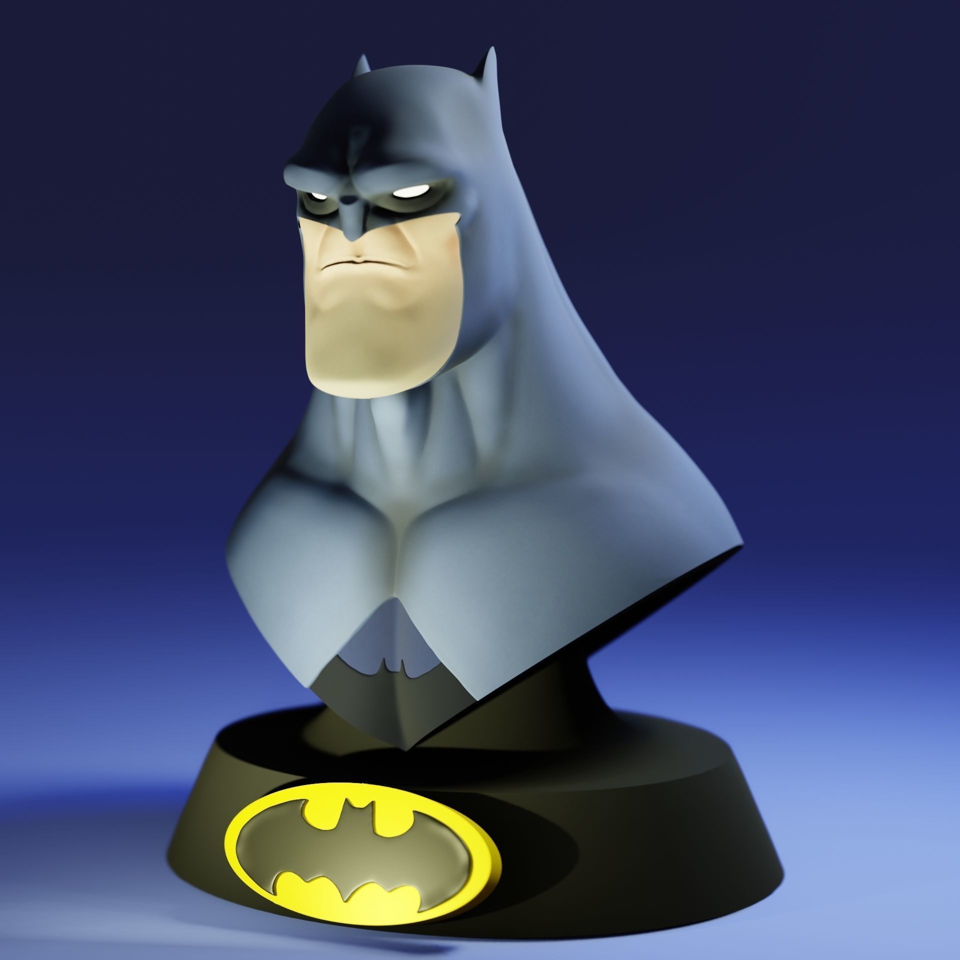 BATMAN STYLIZED 3D print model_3