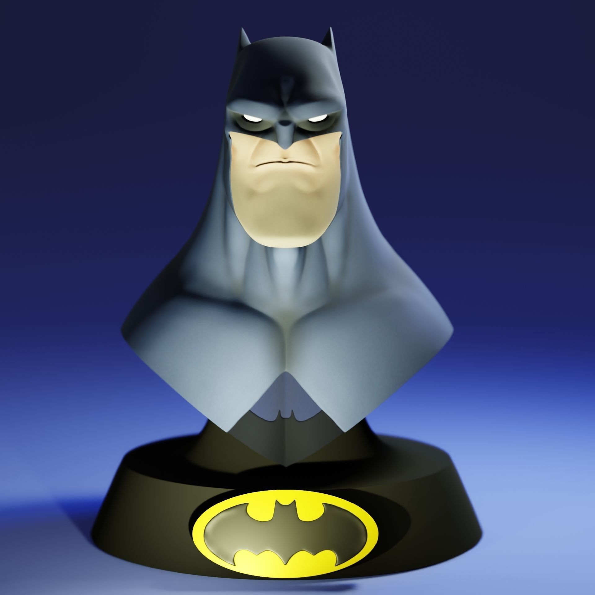 BATMAN STYLIZED 3D print model_2