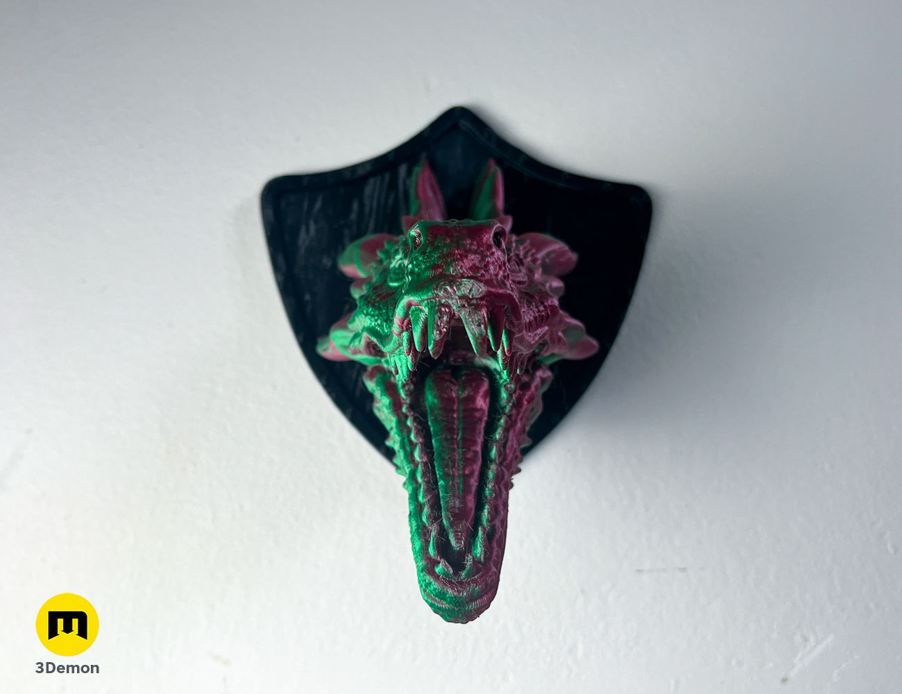 Dragon Head Wall Trophy - Game of Thrones 3D print model_5