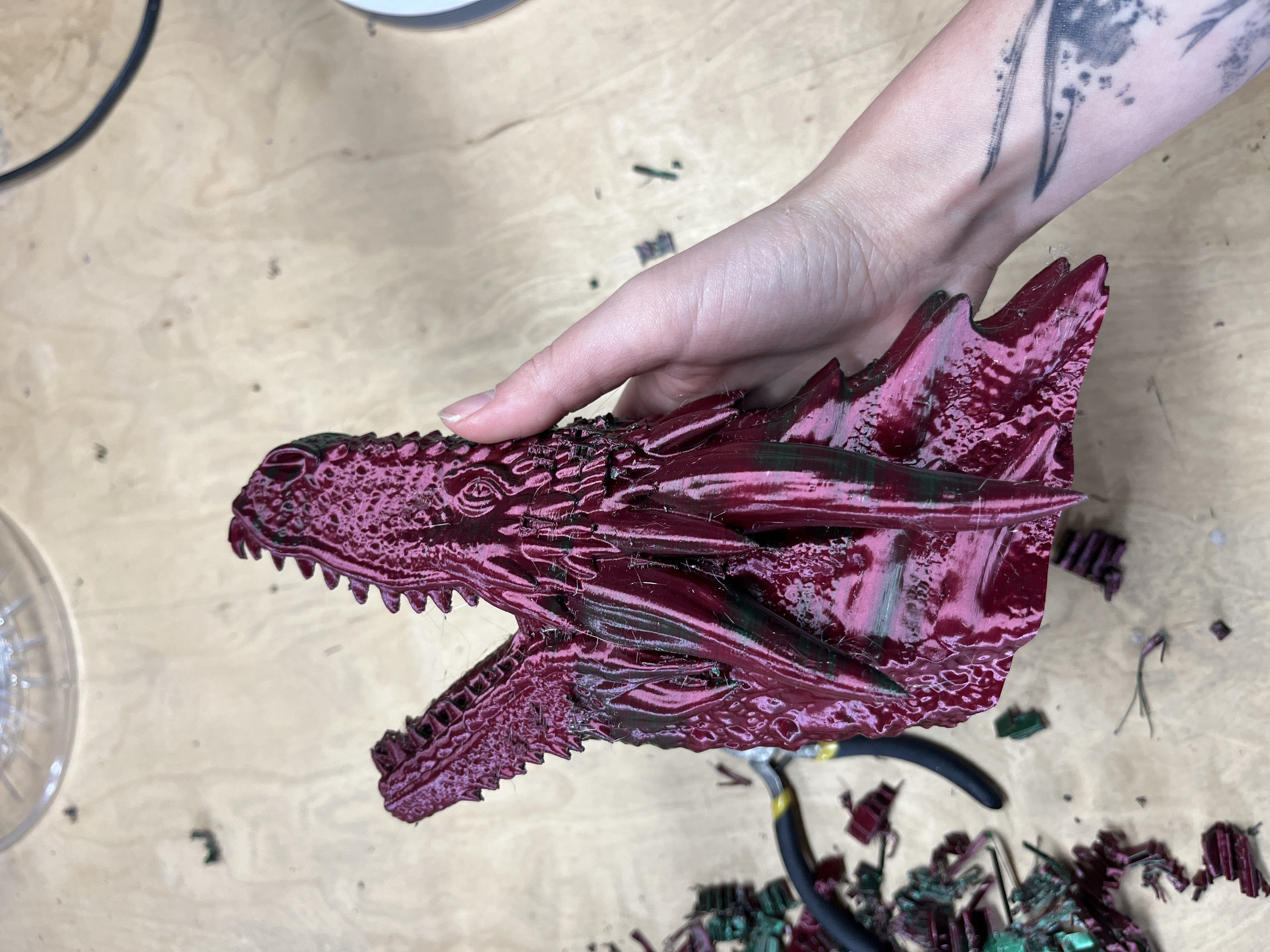 Dragon Head Wall Trophy - Game of Thrones 3D print model_14