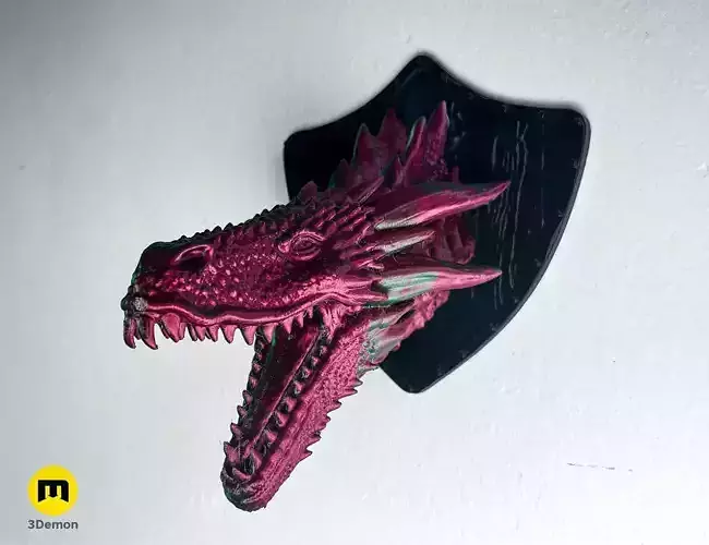 Dragon Head Wall Trophy - Game of Thrones 3D print model