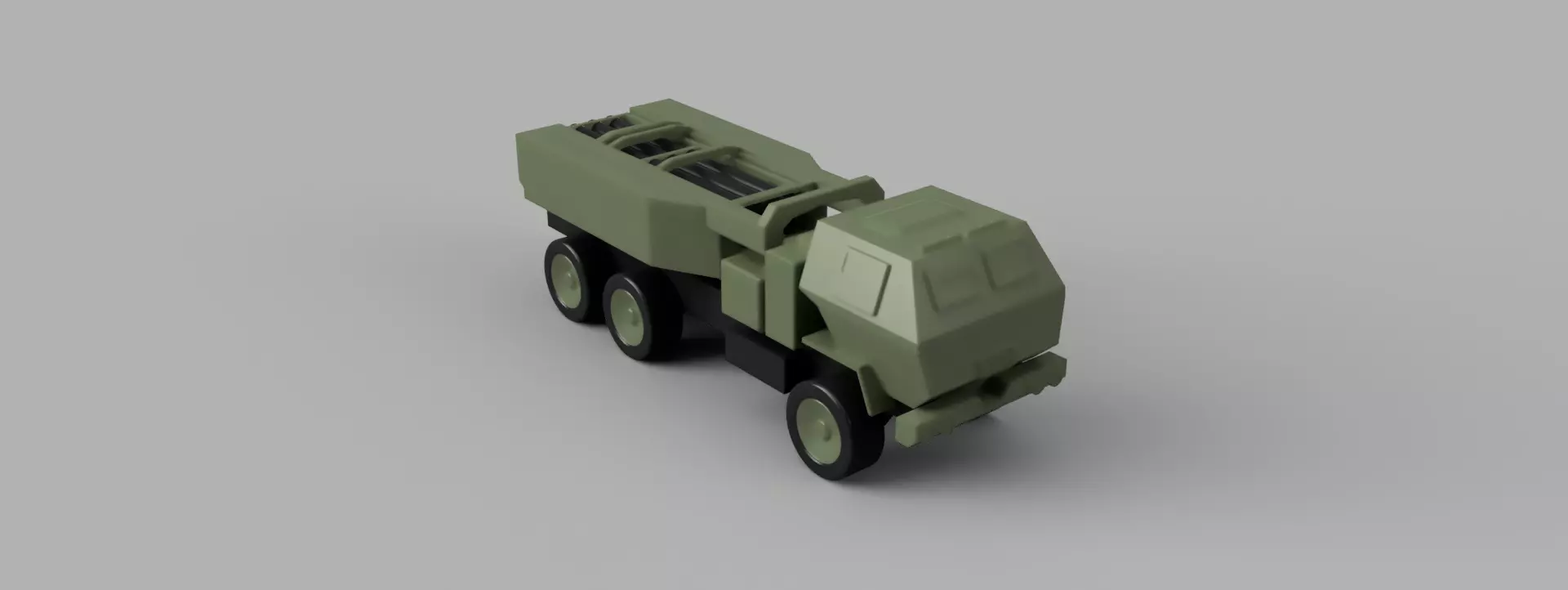 ROCKET SYSTEM - HIMARS M142 3D print model