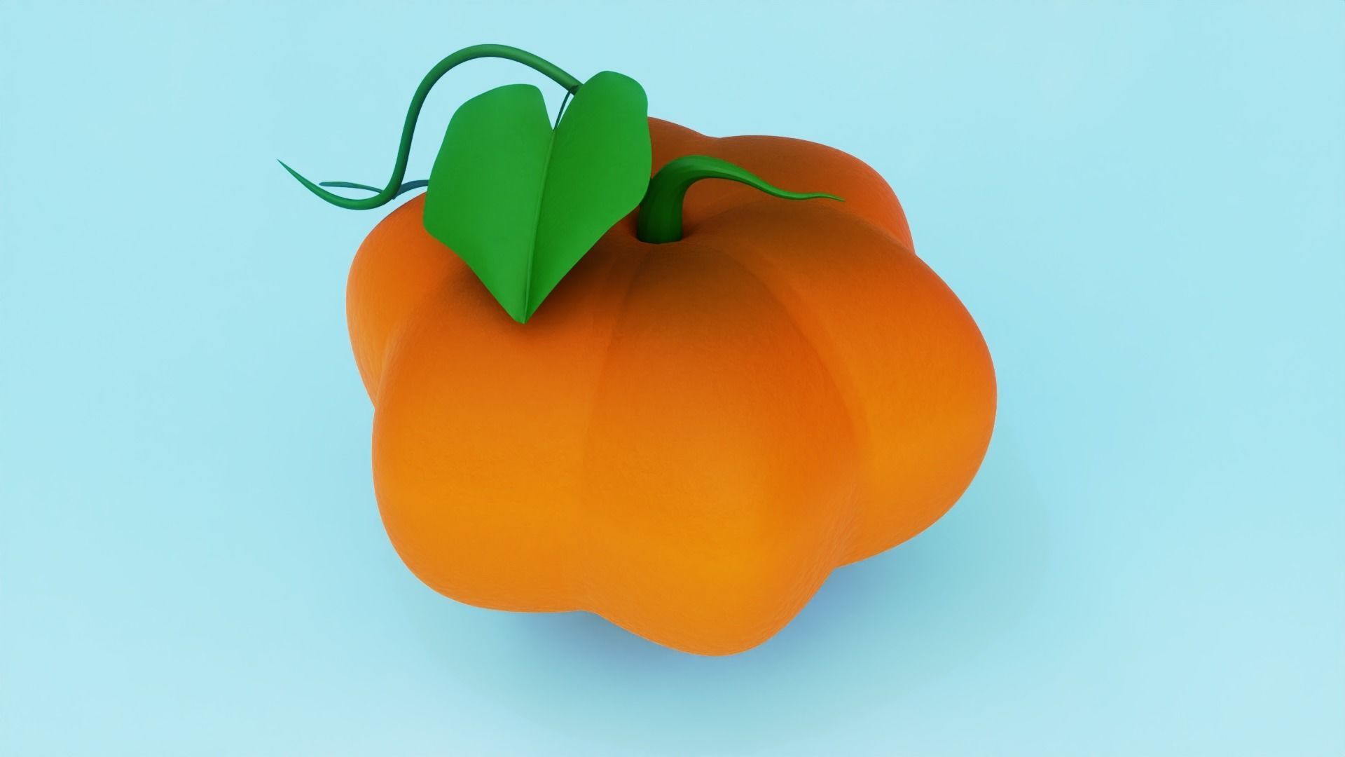 Halloween Pumpkin 3D model_4