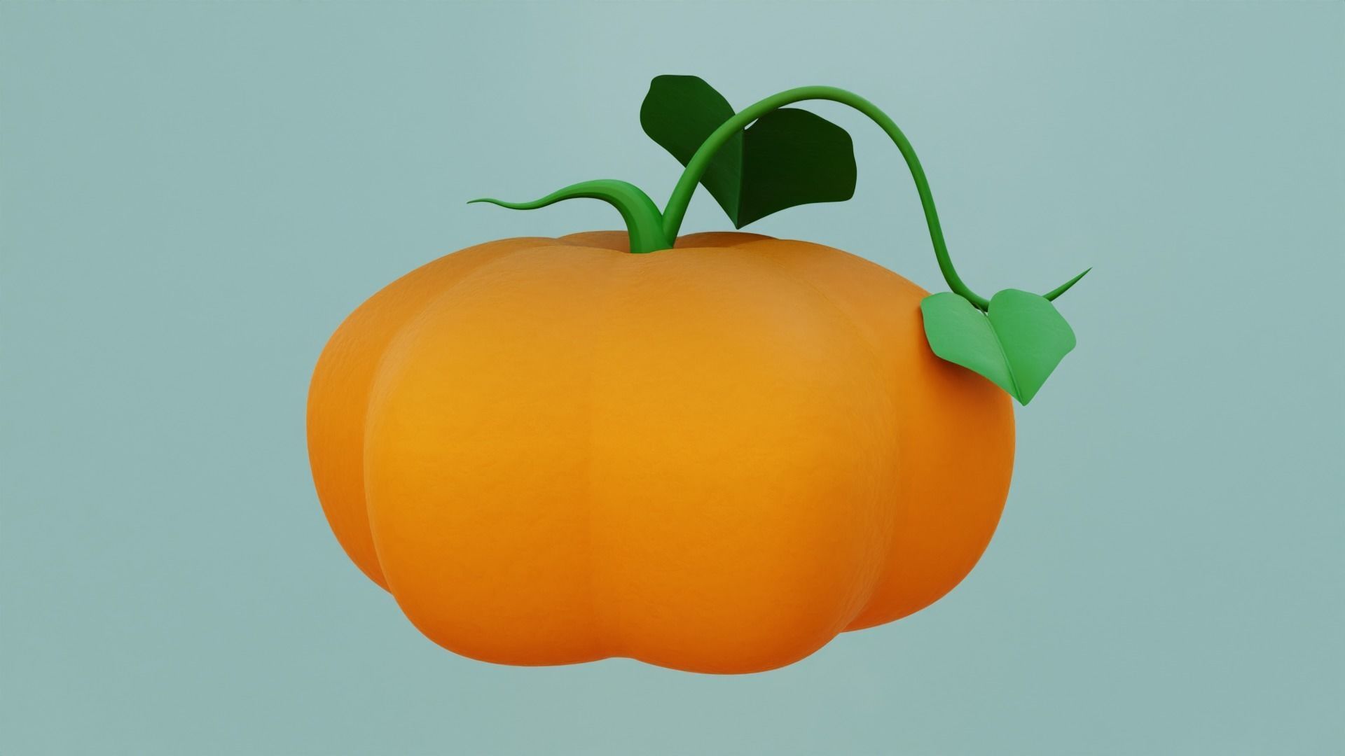 Halloween Pumpkin 3D model_6