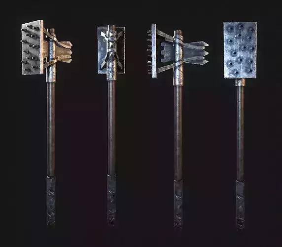 Post Apocalyptic Warhammer Low-poly 3D model