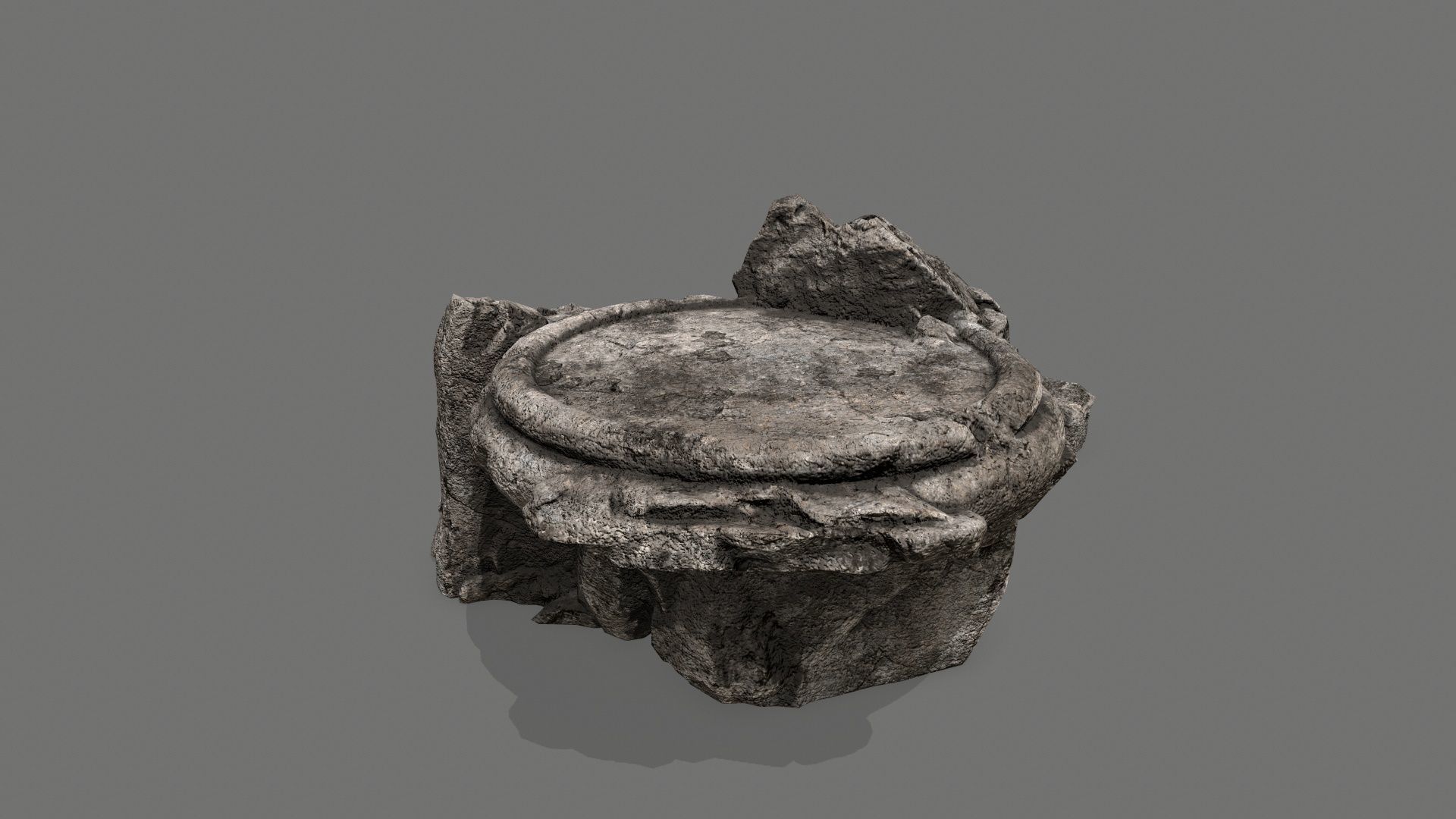 Ladder Ruin Low-poly 3D model_6