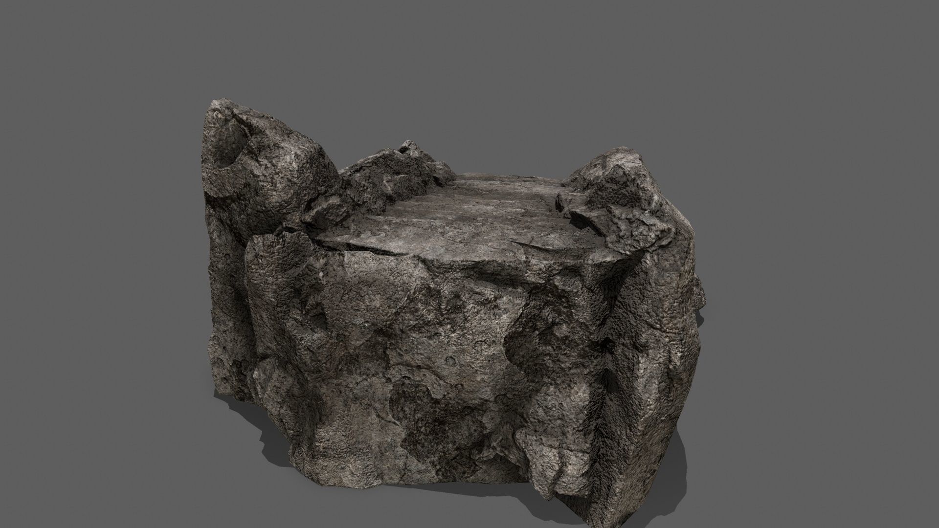 Stairs set of Low-poly 3D model_6