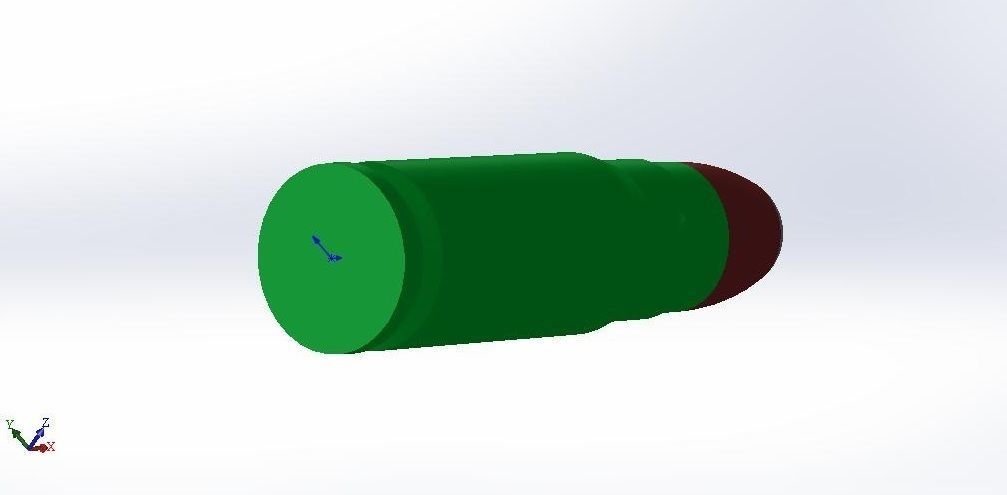 7 62x25 TT cartridge 3D model_2