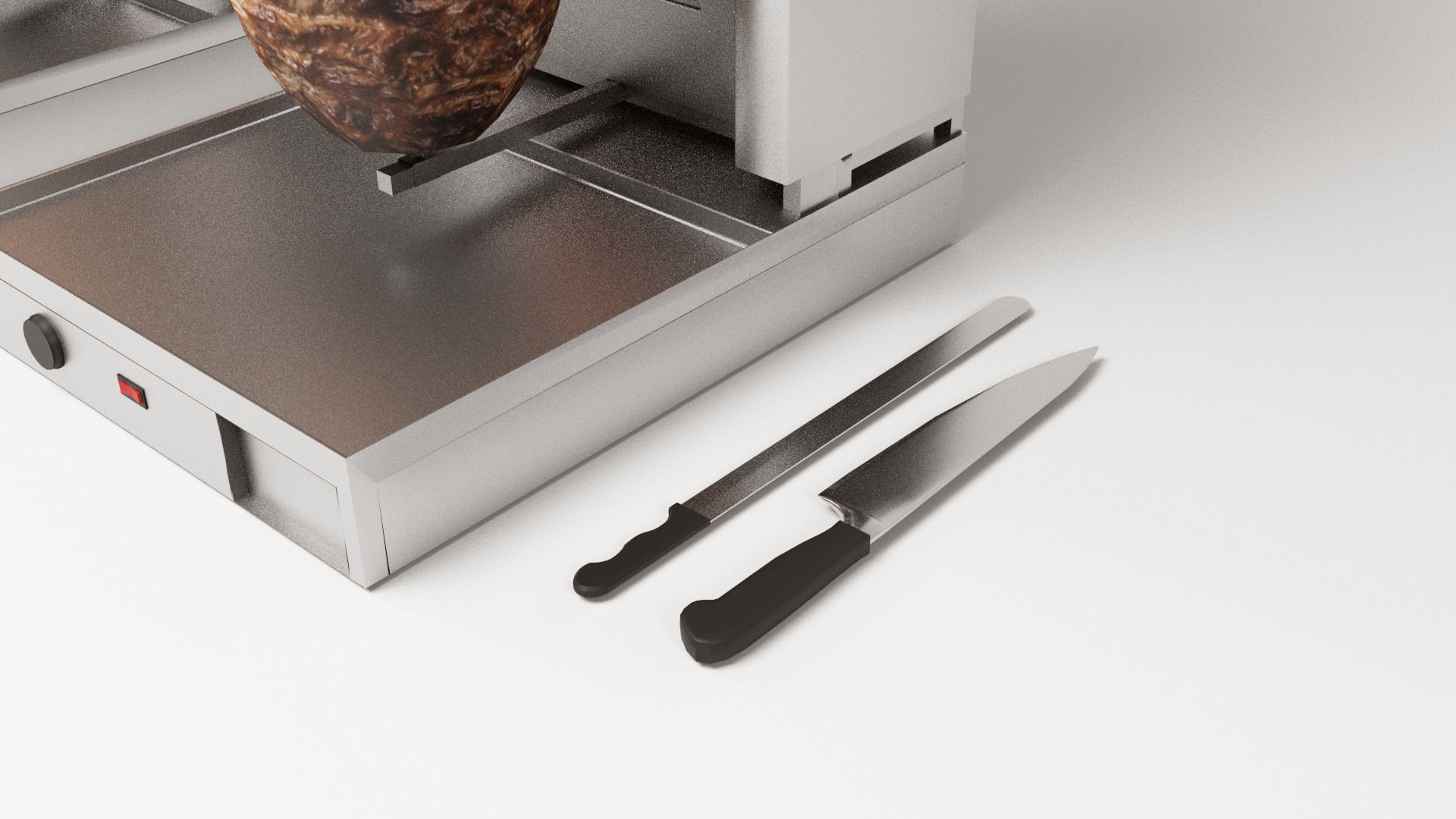 Kebab Props Low-poly 3D model_7