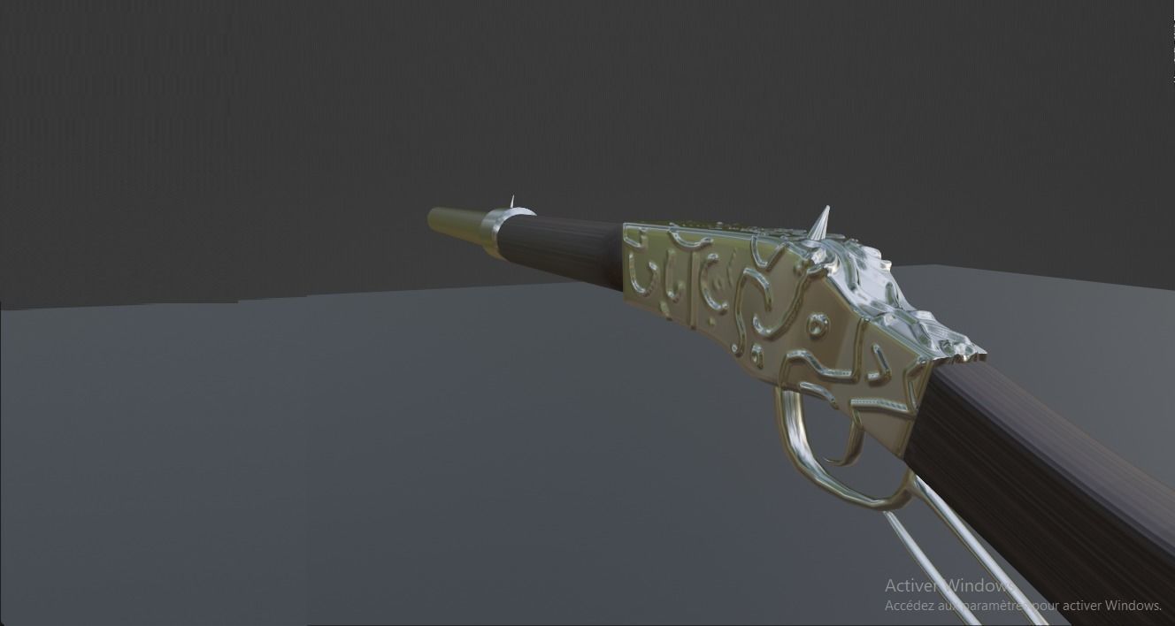 Wild West guns Free 3D model_1