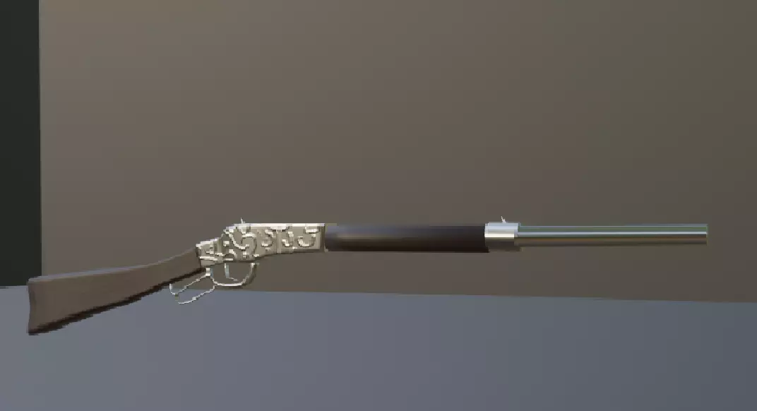 Wild West guns Free 3D model_0