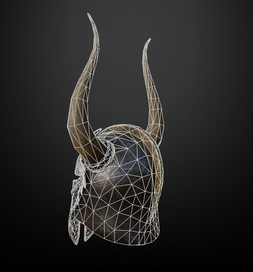 15 Helmets Game Ready Low-poly 3D model_11