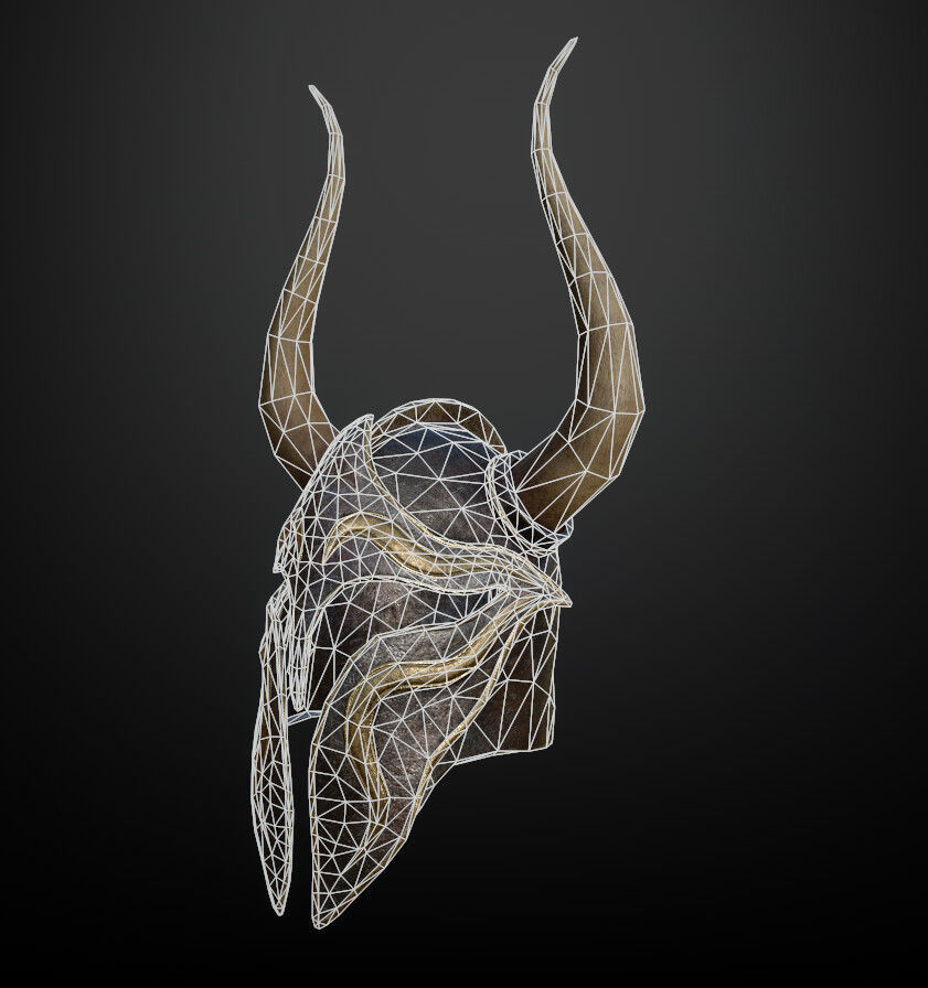 15 Helmets Game Ready Low-poly 3D model_10