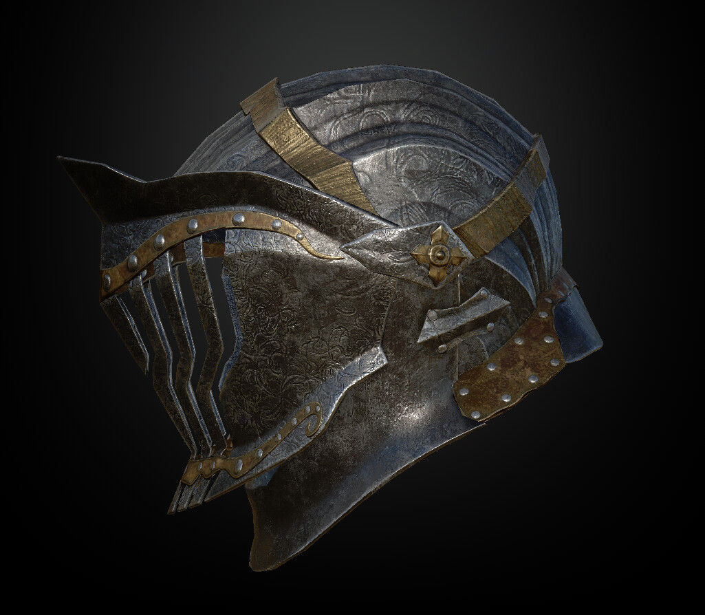 15 Helmets Game Ready Low-poly 3D model_17