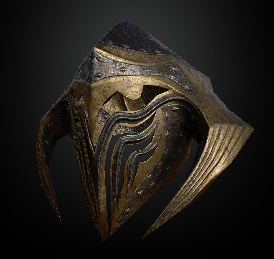 15 Helmets Game Ready Low-poly 3D model_24