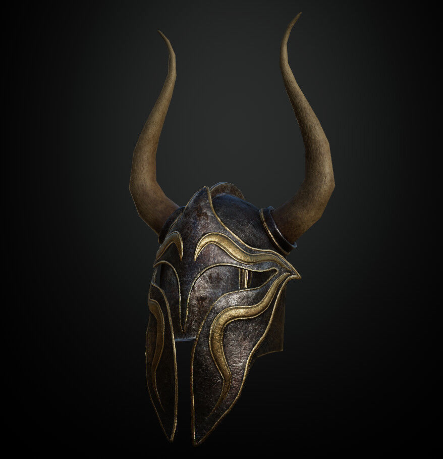 15 Helmets Game Ready Low-poly 3D model_68