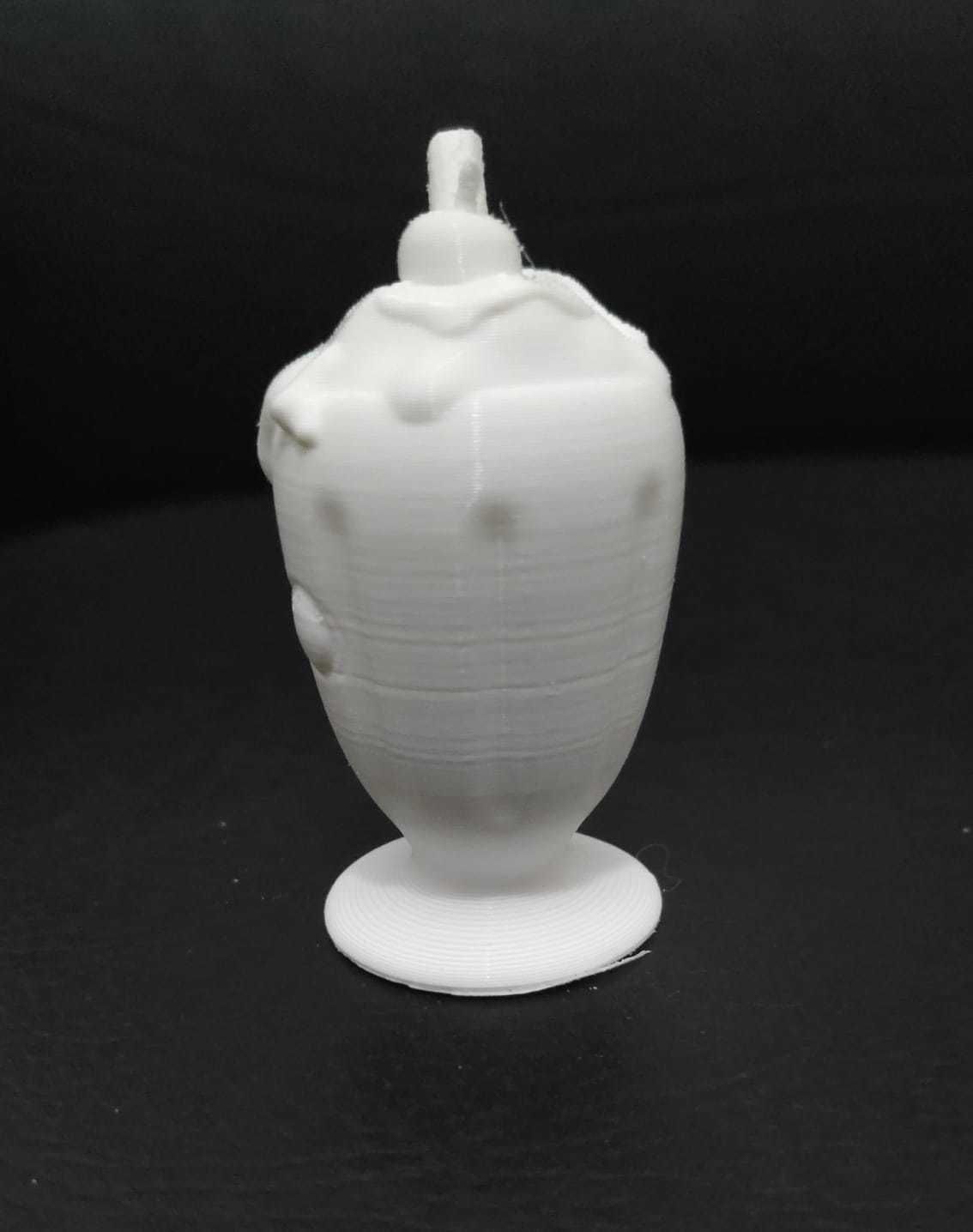 Milkshake ice cream sundae 3D print model_4