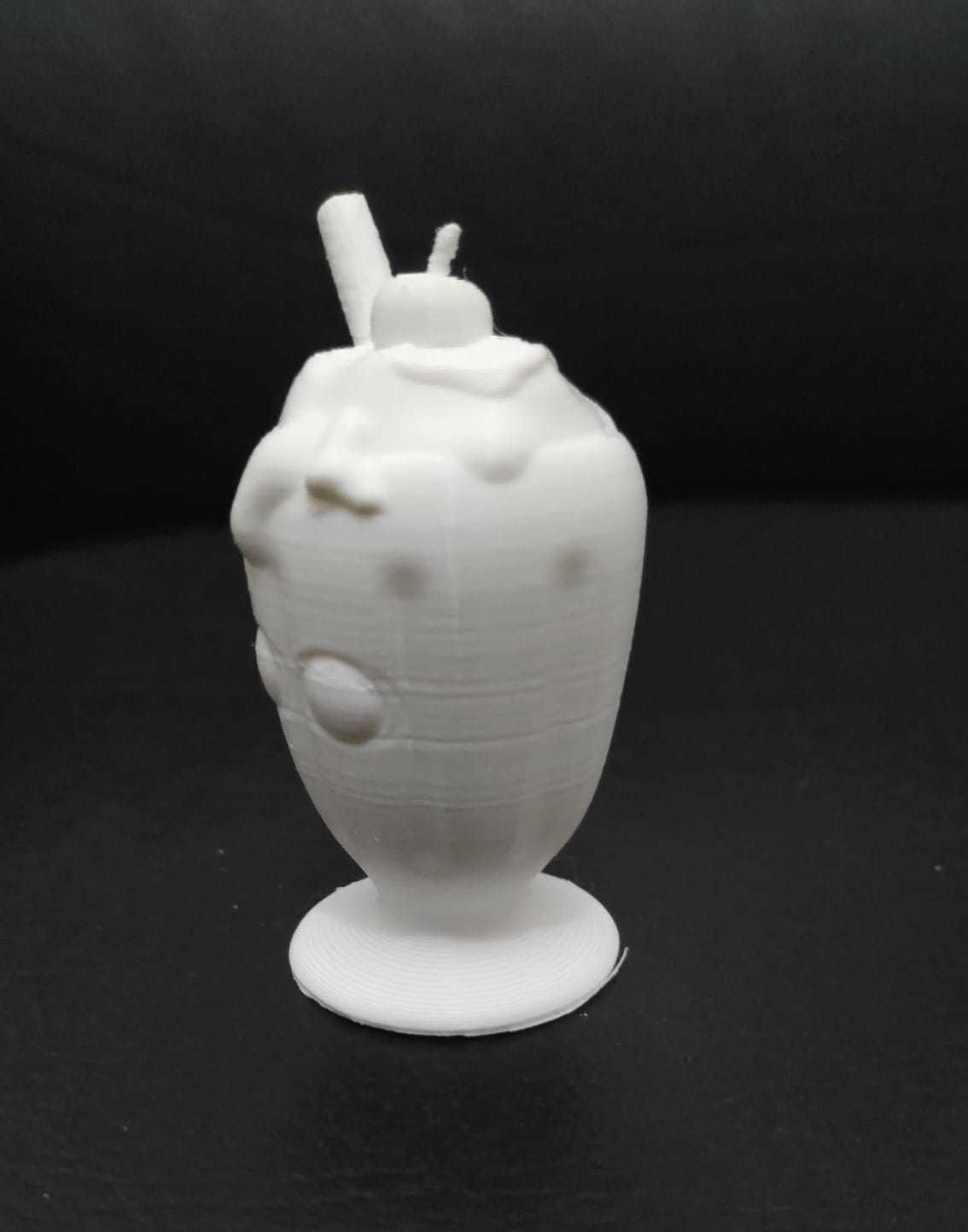 Milkshake ice cream sundae 3D print model_9