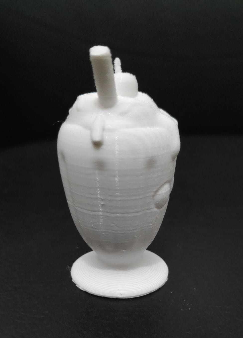 Milkshake ice cream sundae 3D print model_6