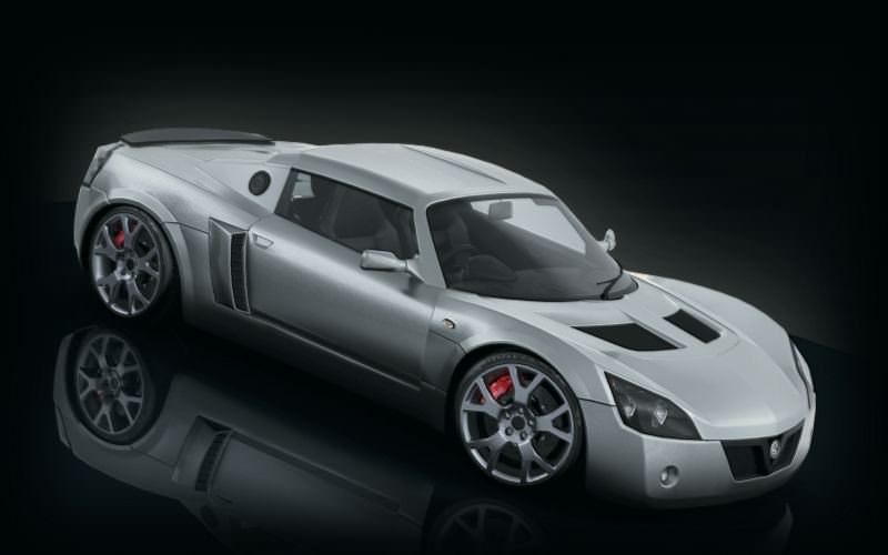 Vauxhall VX220 2000 Mid Poly Low-poly 3D model_4