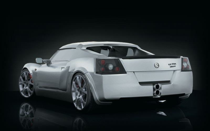 Vauxhall VX220 2000 Mid Poly Low-poly 3D model_1