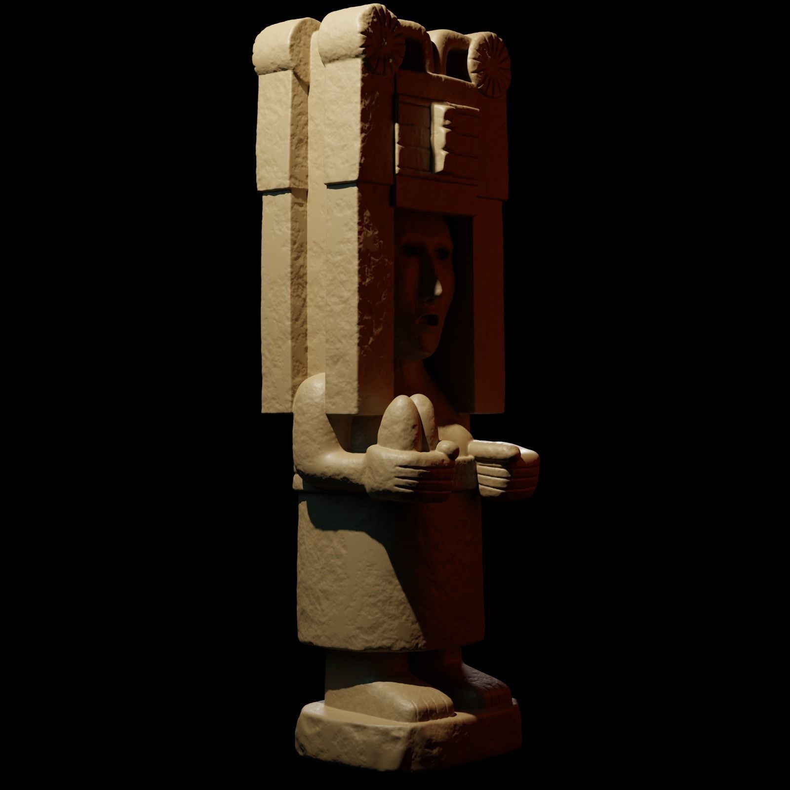 Chicomecoatl 3D print model_18