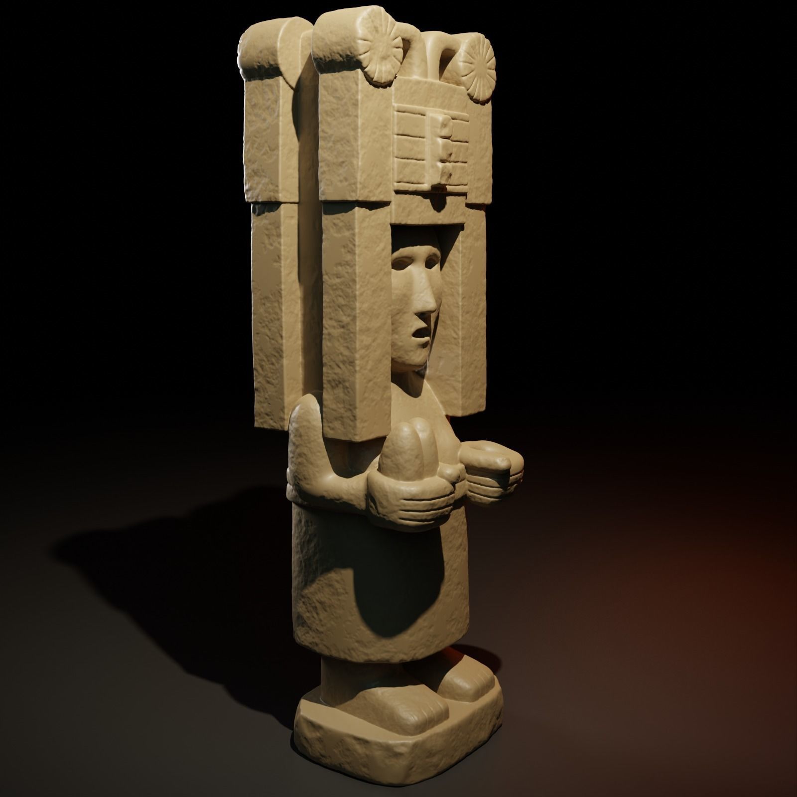 Chicomecoatl 3D print model_2