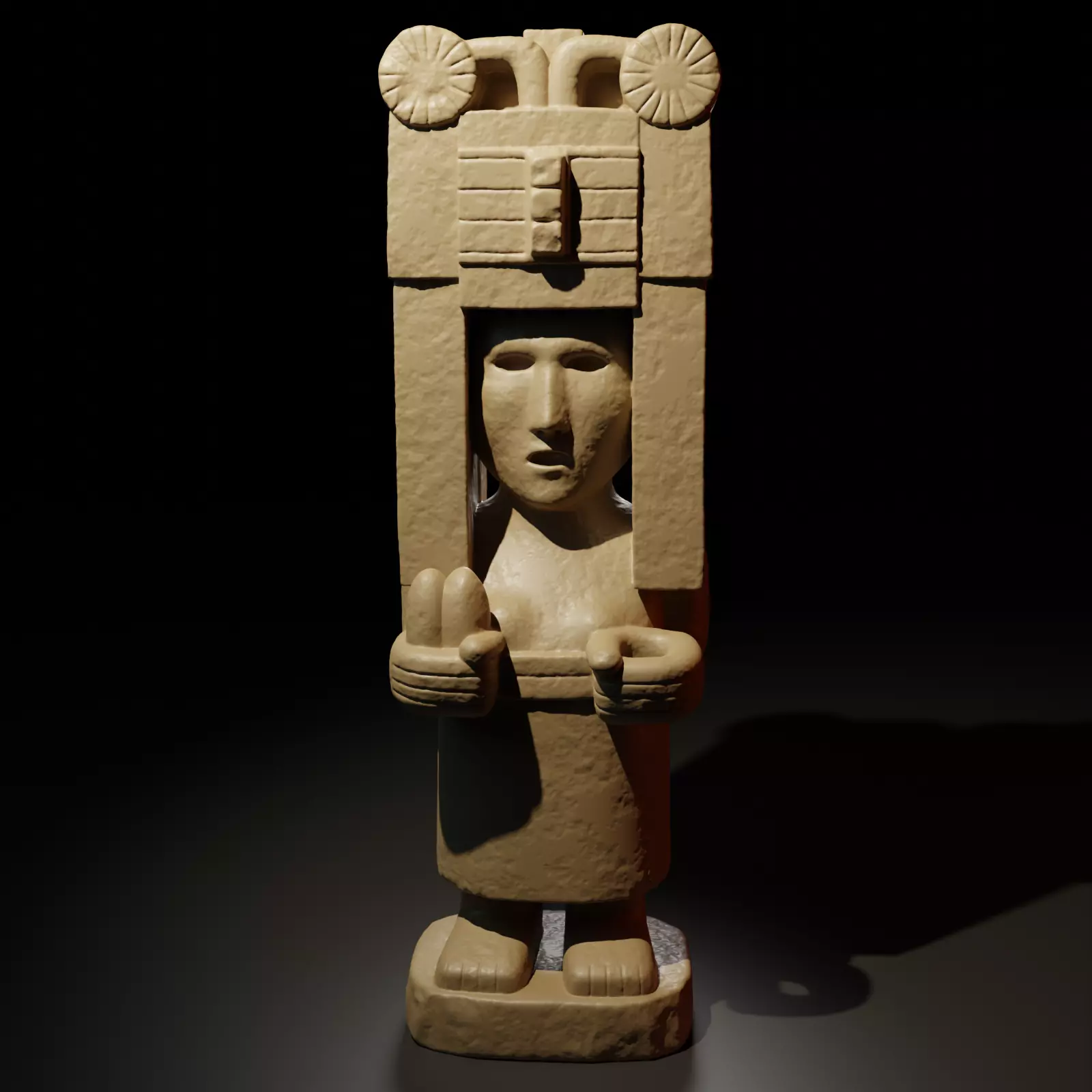 Chicomecoatl 3D print model_0