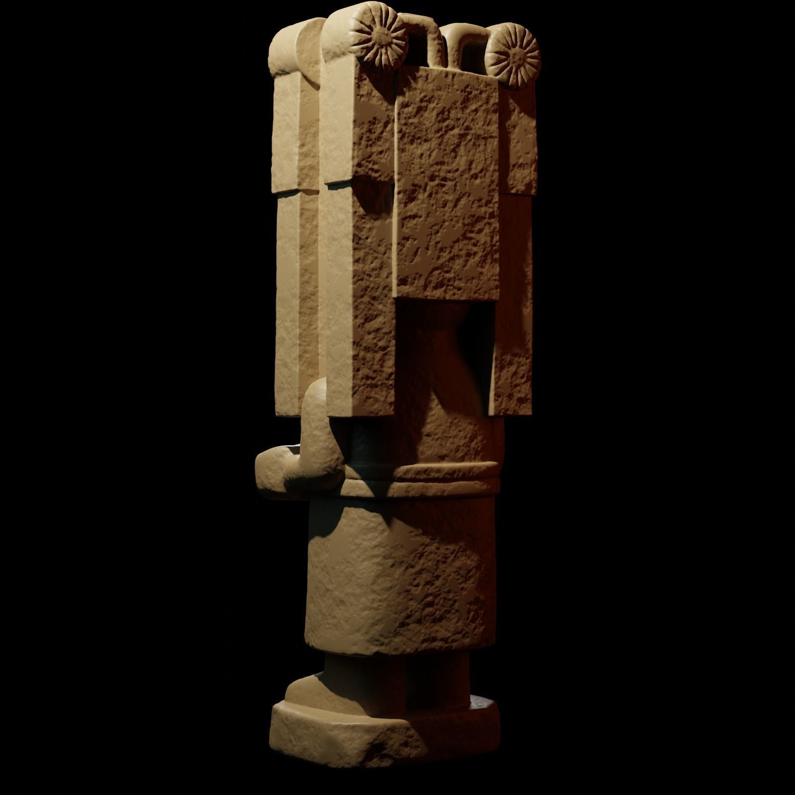 Chicomecoatl 3D print model_11